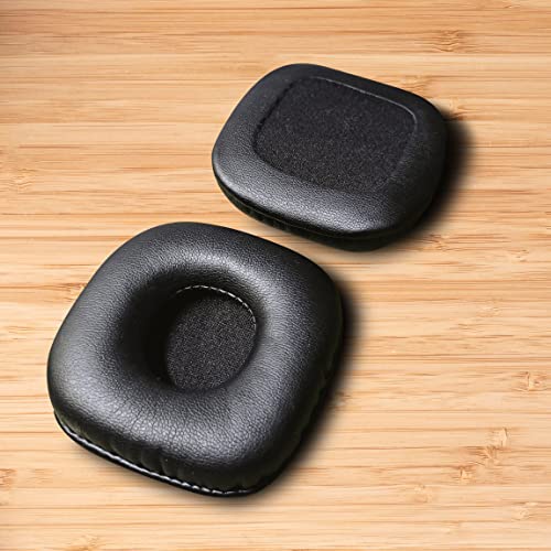 Image of Street27 Protein Leather Replacement Ear Pads Cushions Compatible with Marshall Major, Boat Rockerz 600 Headset Headphone - Black