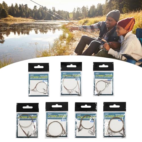 Línea líder de acero profesional para pesca miniatura 2