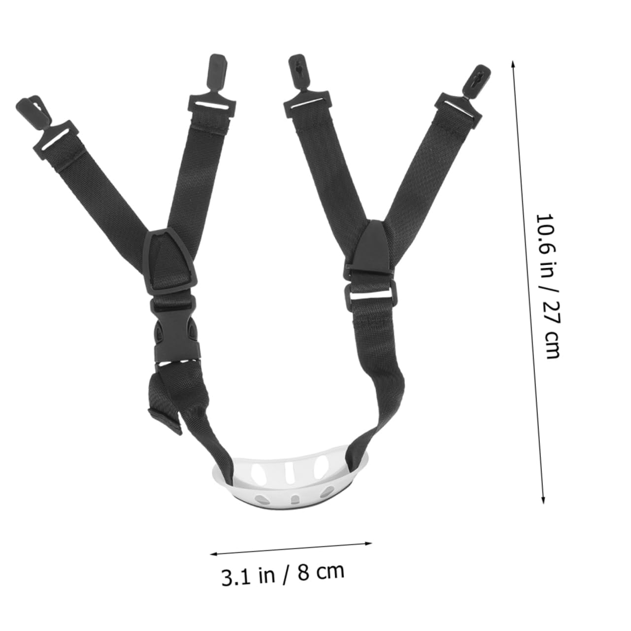 Veemoon Cinturino Sottogola Resistente per Casco di Sicurezza, Fissaggio Stabile e Facile da Installare, Set 2 Pezzi per Caschetti Professionali da Lavoro Edilizio