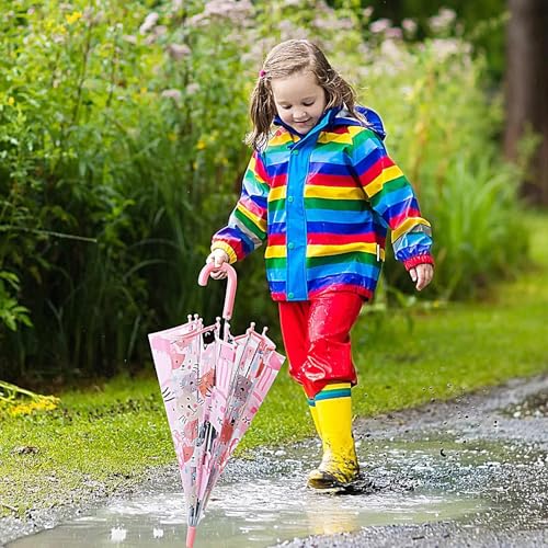 Parapluie transparent bulle résistant pour enfant face aux tempêtes