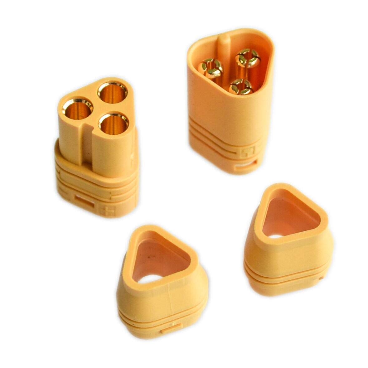 5 Pair MT60 Yellow Plug Male and Female for RC ESC to Motor