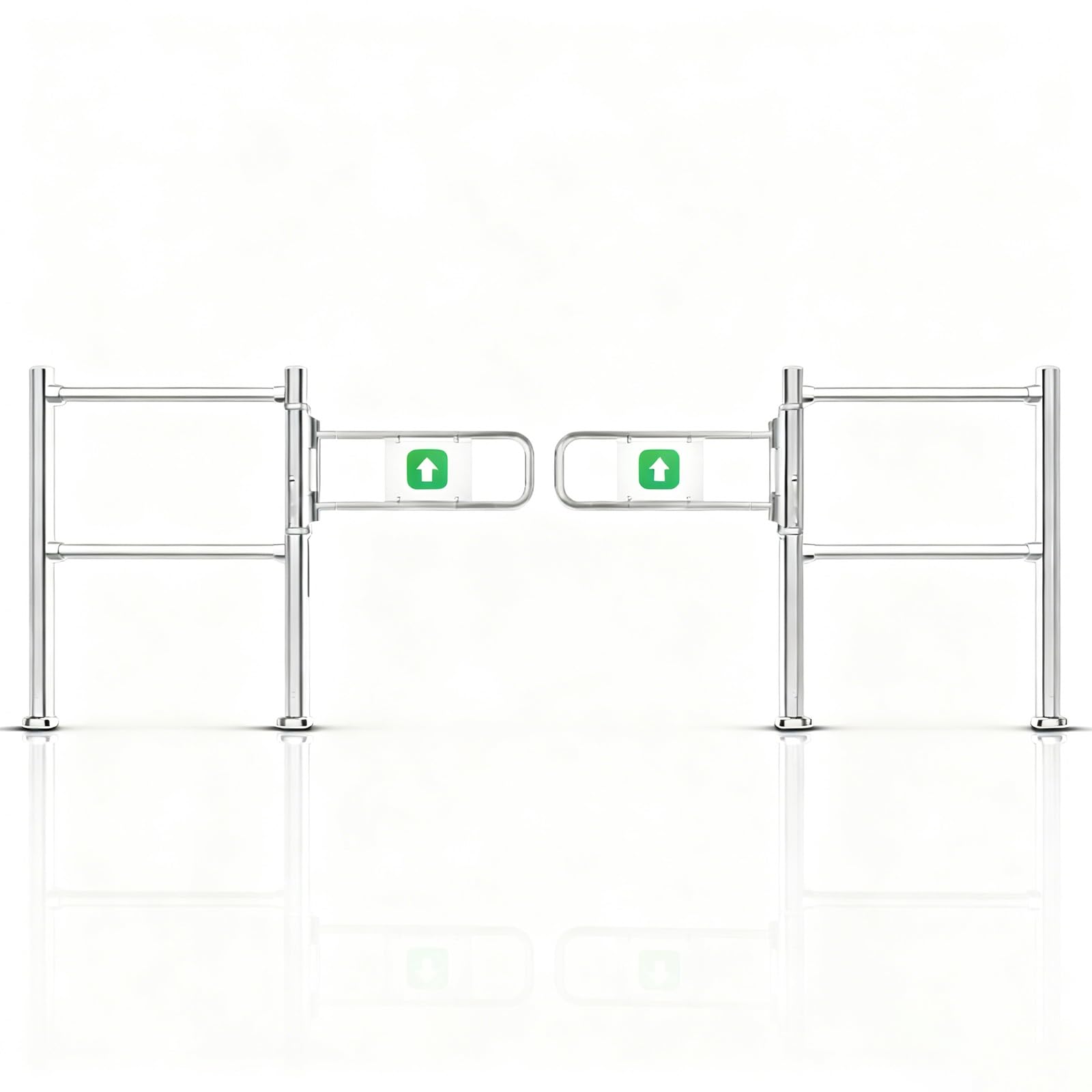 Metalowa brama skrzydłowa do S i magazynów BiAccess ręczna konstrukcja (120 cm x 100 cm)