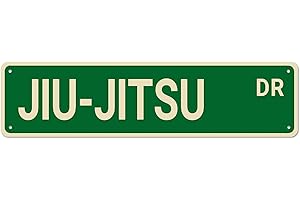 Jiu-Jitsu Dr Street Sign Jiu-Jitsu Wall Decor