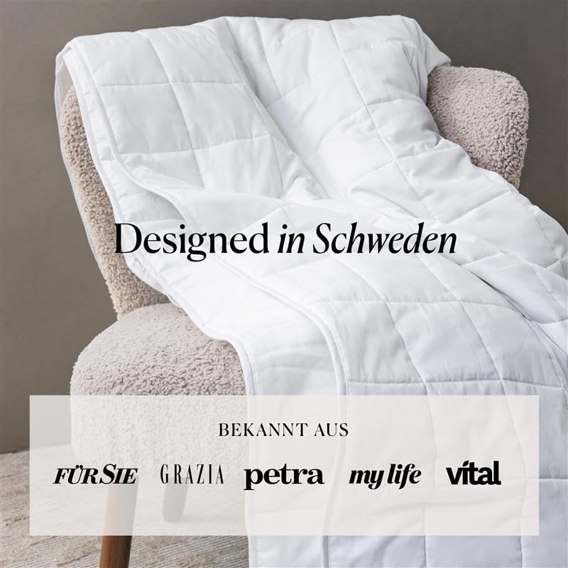 CURA Pearl Classic Súlyozott Takaró 135x200cm 5kg Alváshoz
