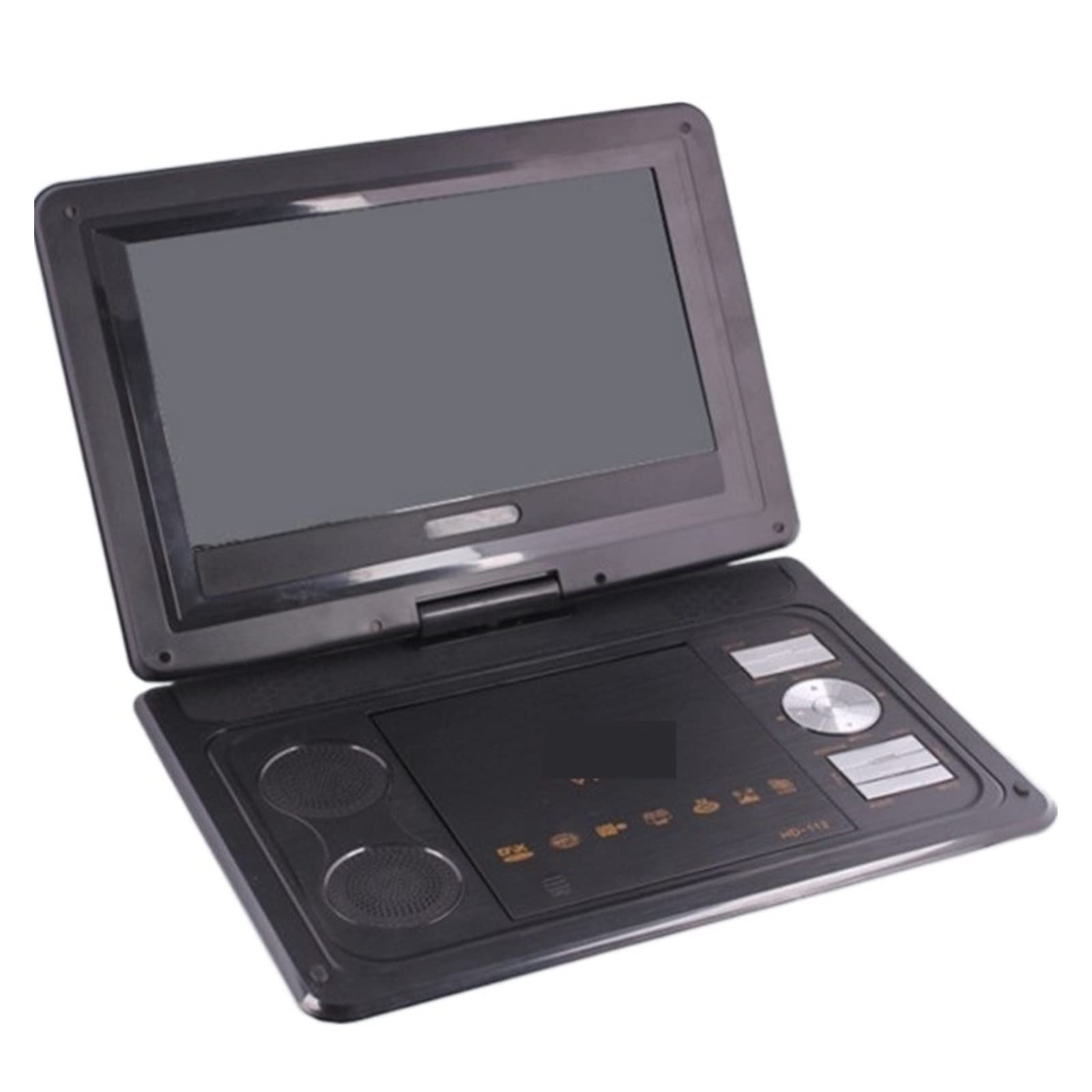 Lettore Dvd Portatile,Lettore Dvd, Digital Multimedia Portable EVD/Dvd Video Machine Lettore di schede Porte USB TV analogica/Giochi/Schermo LCD orientabile a 270 Gradi,per la casa, l'auto