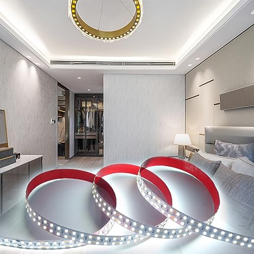 Tira LED Doble Fila 12V 480 LEDs/m Blanco 4000K 5m miniatura 5