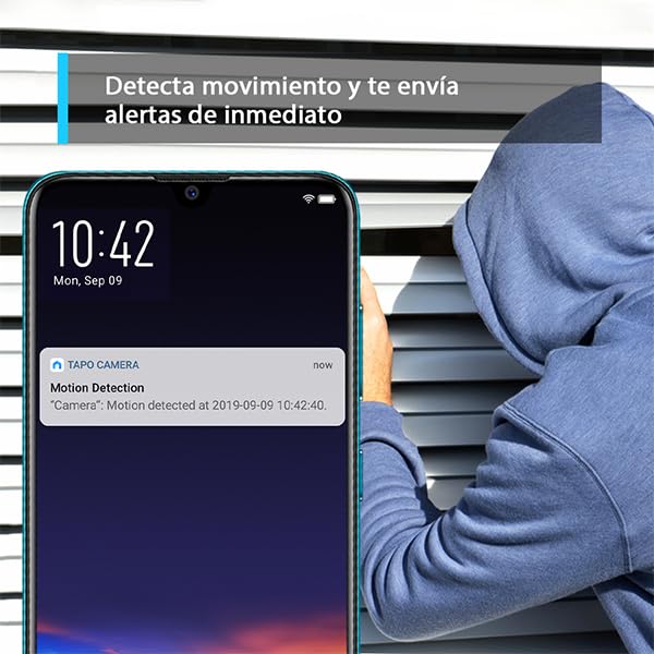 Miniatura 3 de Tapo C200P2 - Cámara IP WiFi 360° Cámara de Vigilancia FHD 1080p,Visión Nocturna, Notificaciones en Tiempo Real, Admite Tarjeta SD,Detección de Movimiento,Control Remoto,Compatible con Alexa