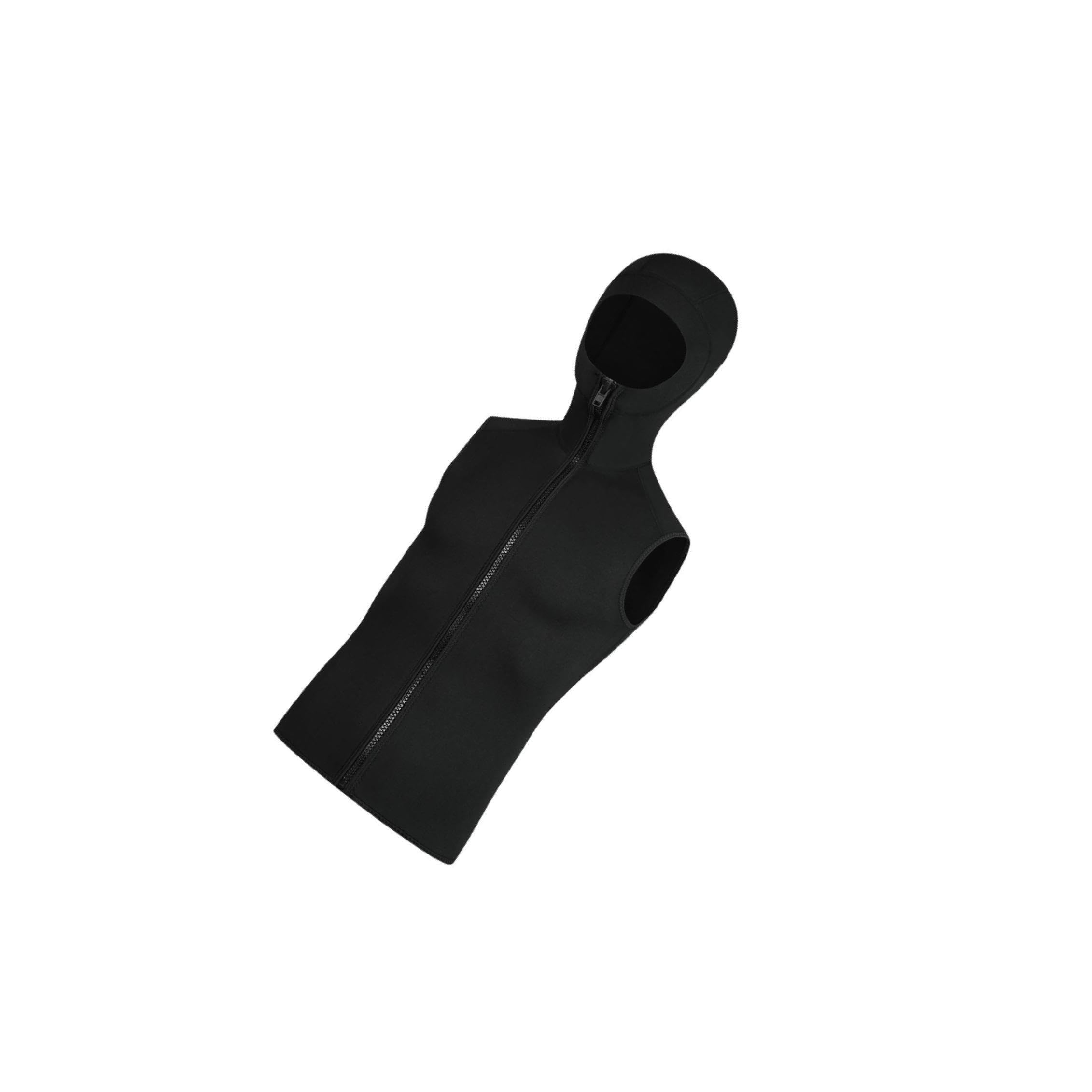 Muta da Sub da 3 mm, Gilet con Cappuccio, Gilet Termico, Canoa, Snorkeling, Surf, Nuoto, Kayak, Avventure, Cerniera Frontale, Cerniera da 3 mm, Neoprene per Immersioni