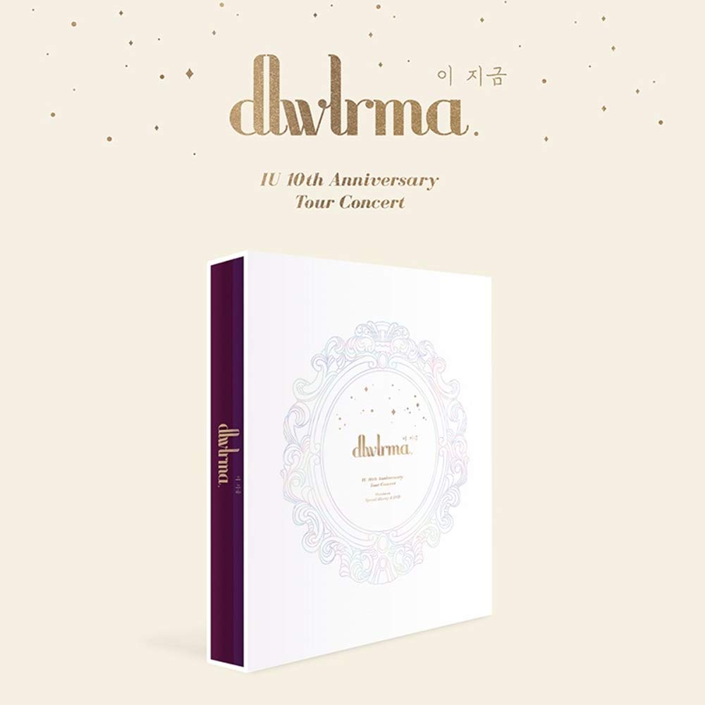 Kakao M IU - dlwlrma Fotolibro de 160p + 1DVD + 1 Blu-Ray + 1 tarjeta de foto para selfie (10º aniversario)