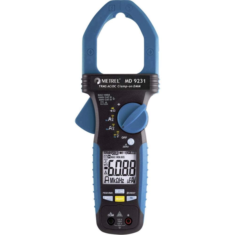 MD 9231 - Alicates de corriente digital CAT IV 600 V, CAT III 1000 V, indicador (cuentas): 6000