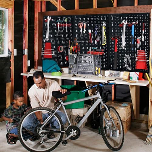 Mur d'atelier XMTECH avec 17 crochets pour optimiser le rangement - 7