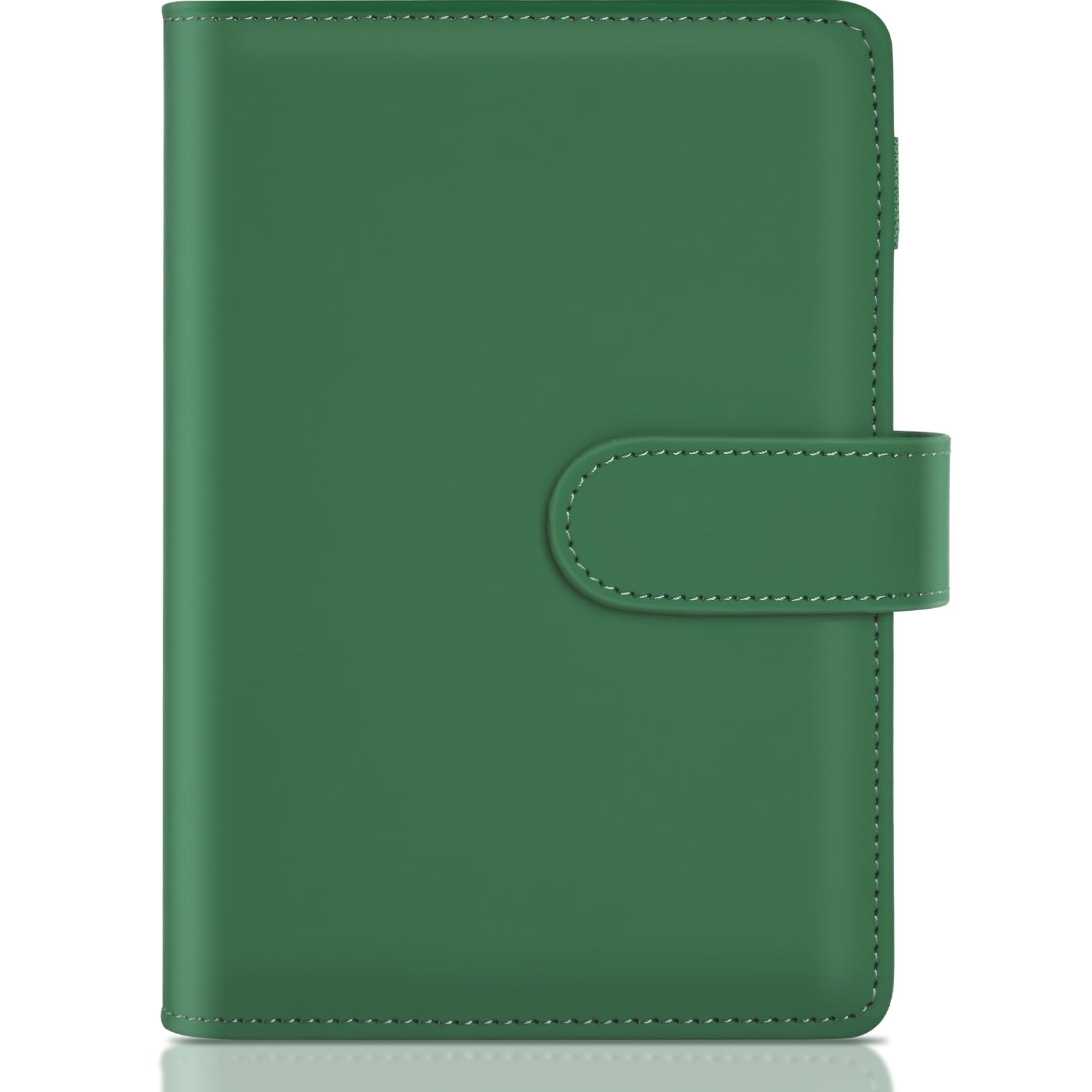 Sooez A6 Notebook Binder, 6 Ring Planner Binder A6 PU Leather Notebook Binder, Loose Leaf Personal Organizer Binder Cover with Magnetic Buckle Closure, PU Leather Portfolio Binder, 7.48"x5.2"