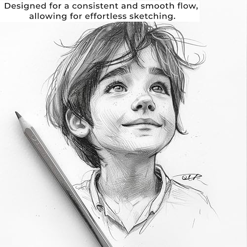 Image of DaKos 38 Pieces Professional Sketching & Drawing Art Tool Kit - Drawing Pencil Set, Shading Pencil Set for Artists, Perfect Sketching Kit of Charcol Pencil with Rolling Pouch (MFP1230)