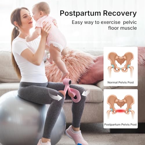 Image of MERACH Pelvic Floor Exercise Devices, Thigh Trainer, Inner Thigh Exerciser | Easy Shaping, Quickly Activates Floor Muscles, 360 Rotation and High-Quality Materials, Suitable for Everyone