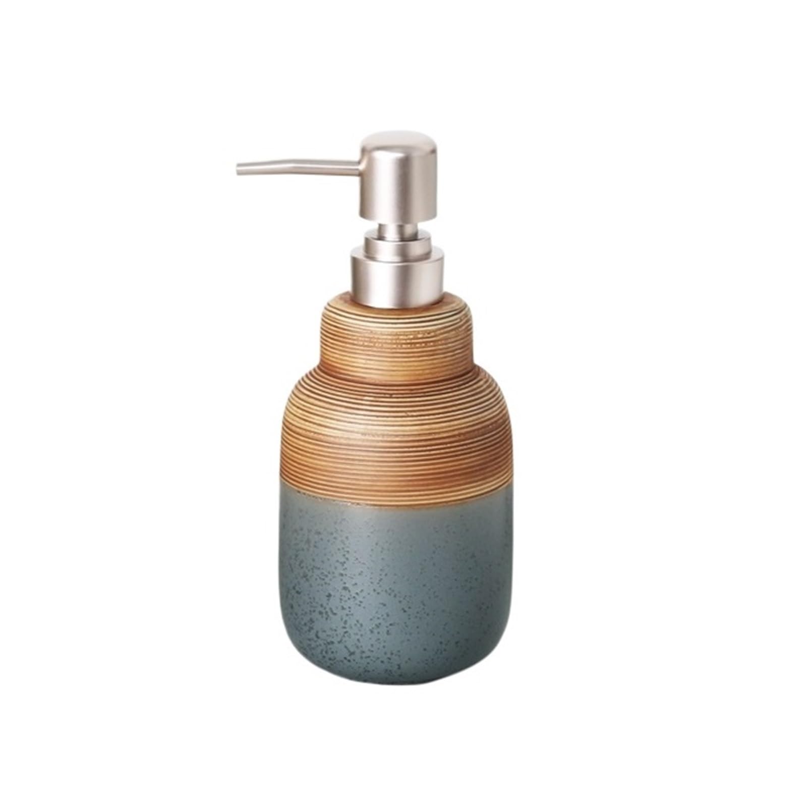 Bx9re7tk3g Gris Hand Wash Dispenser Vintage Ceramic Lotion Push Bottle Soap Dispenser For Kitchen Bathroom 400Ml Bathroom & Kitchen(Gris)