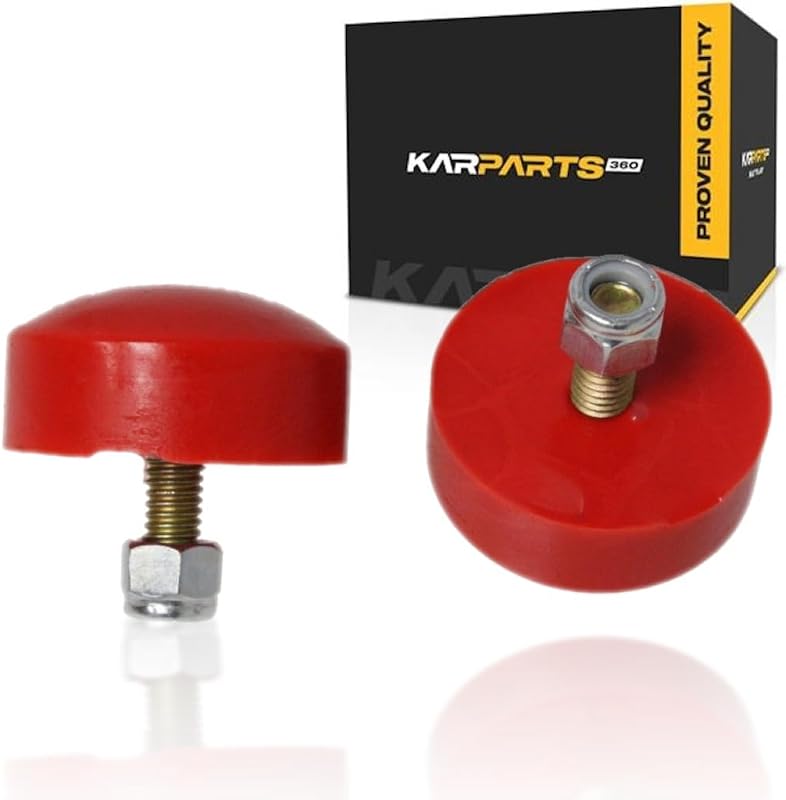 Bump Stop de Suspensão Energy Suspension Button Head Vermelho 2 unidades – 2,54 cm