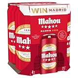 Mahou Spanish Premium Lager, Pack of 24 cans