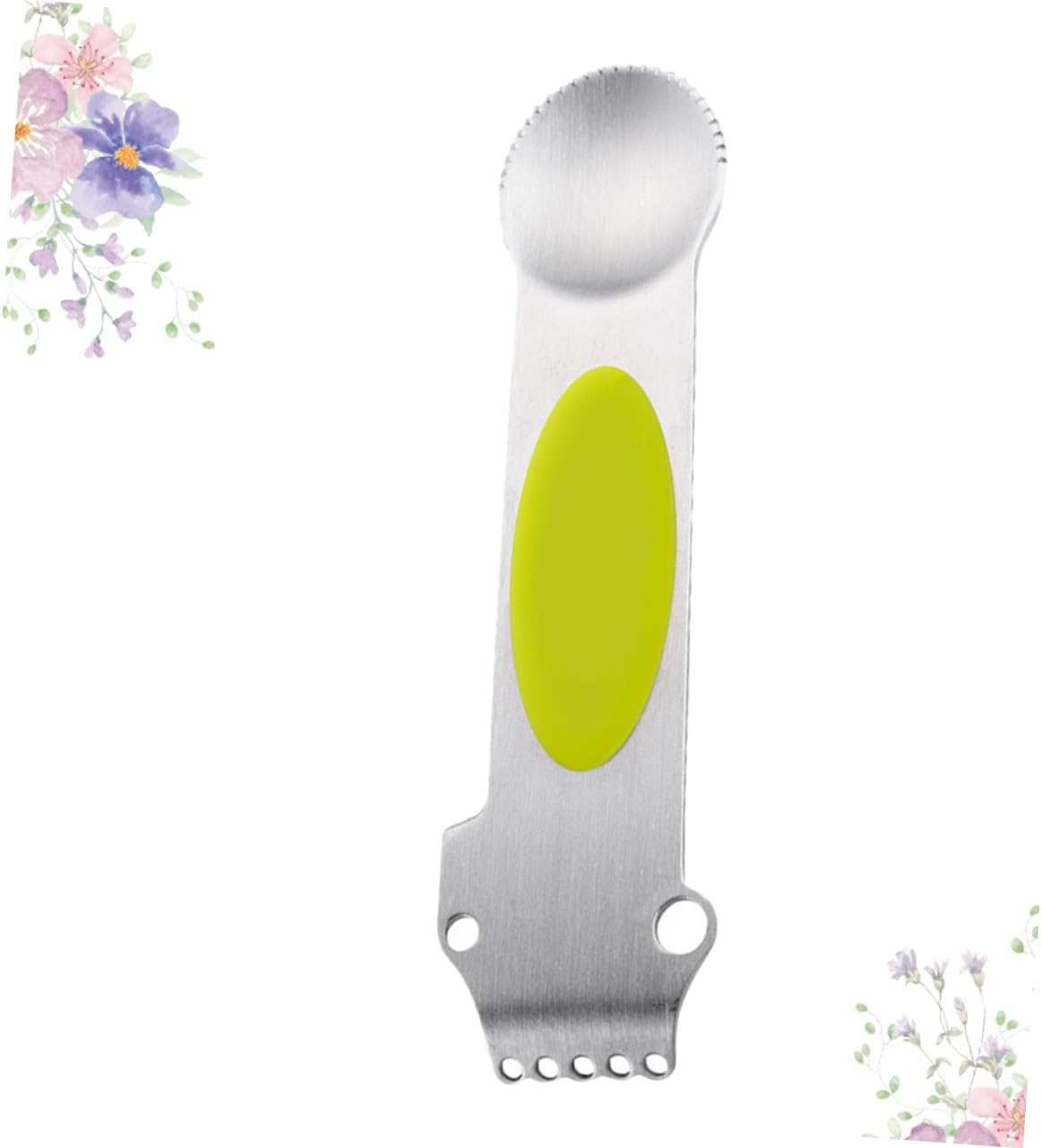 LABRIMP 2pcs Stainless Steel Lemon Planer Tool Multi-functional Citrus Grater for Kitchen Use for Peeling Oranges and Easy Garnishing Fruit Preparation Yellow