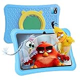 Diseño íntimo: Tablet infantil para la tableta con pantalla táctil de 10 pulgadas utiliza una pantalla HD con una resolución de 1280*800 píxeles, lo que puede aumentar el contraste, aclarar el texto y proteger mejor los ojos de los . Proporcione una cubierta protectora anticaída de silicona flexible de alta calidad con una carcasa de soporte resistente, que puede evitar que los se caigan y rompan la tableta mientras juegan, y puede ver fácilmente videos y juegos en la mesa.