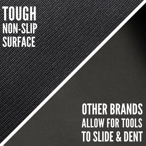 B&C Home Goods Non-Slip Tool Box & Drawer Liner, Black, Adjustable, 18'' x 24 ft - Thumbnail 2