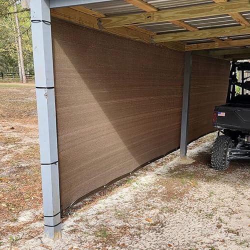 Voile d'ombrage extérieur 5.5 x 9m imperméable pour pergola avec œillets - 8