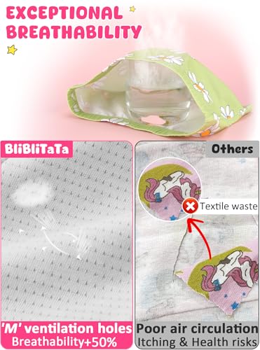 Girls Underwear,Soft Cotton Tagless Panties for Toddlers' & Little Kids' Comfort,Breathable Briefs,6-Pack4