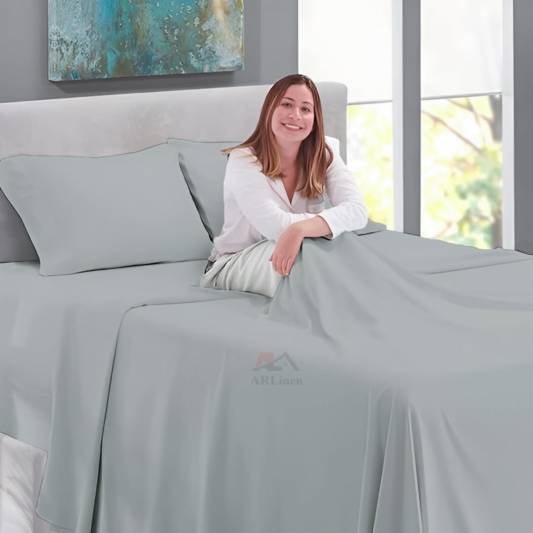新品！上質な眠りを。米国 シーツ４点セット クイーン タンスのゲン 10日+5% 布団カバー クイーン ロング 4点セット 80サテン
