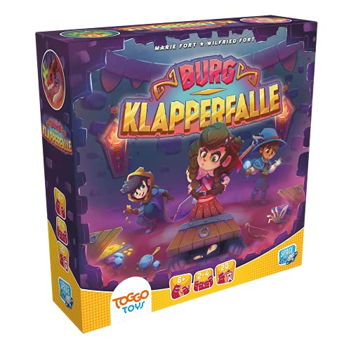 Asmodee Burg fällfälla, barnlek, Dungeon Crawler, tysk