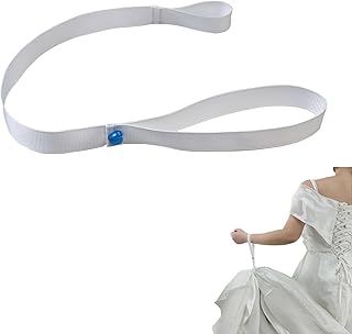 2 Pack Emergency Wrist Bustle for Wedding No-Pin, Quick Release Hands-Free Loop Dress Wrist Strap for Lifting & Carrying Wedding Train or Veil