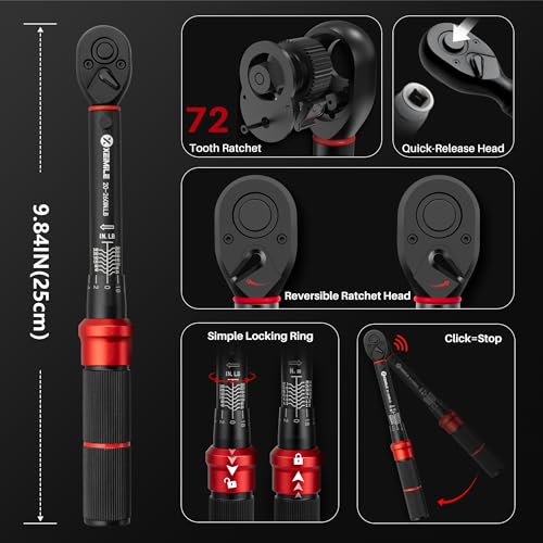 XEIMILE 51Pcs Bike Torque Wrench Set