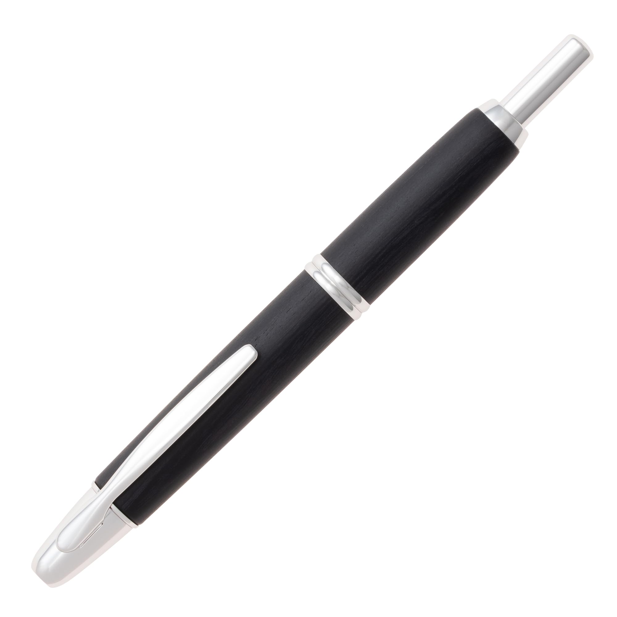 パイロット 万年筆 キャップレス 木軸 ブラック EF(極細字) Amazon | PILOT 万年筆 キャップレス 木軸 EF エキストラファイン(極細