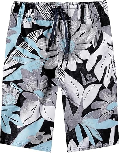 Image of Kanu Surf Boys' Toddler Troy Stripe Swim Trunks