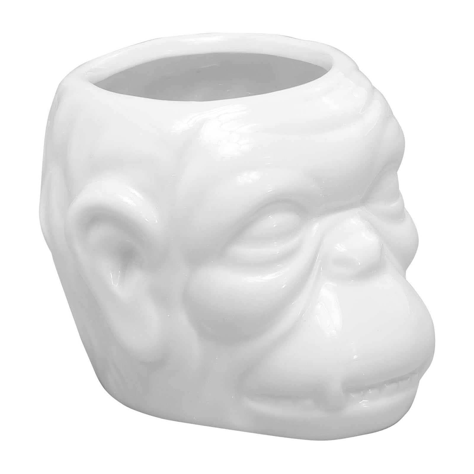 Jarrón de cerámica creativo de alta calidad con acabado artesanal geométrico
