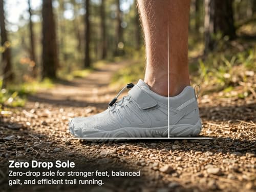 Image of WHITIN Men's Minimalist Trail Runner | Wide Toe Barefoot Box Inspired