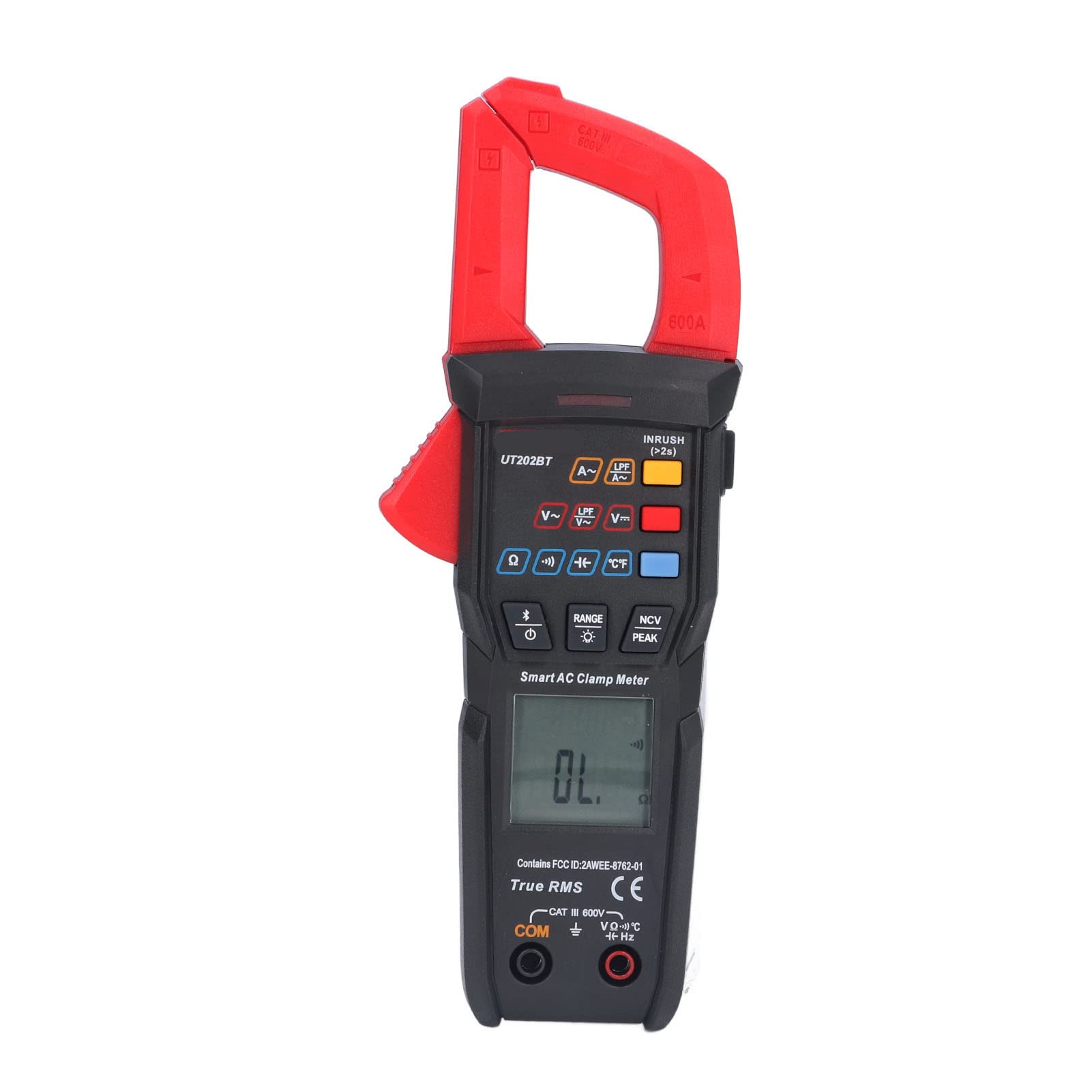 Digital Clamp Meter Multimeter Smart Voltage Test Bluetooth AC DC Current UT202BT