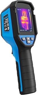 TR120E Thermal Imaging Camera, 120 x 90 IR Resolution Handheld Thermal Camera 10800 Pixels, 25 Hz Refresh Rate Thermal Imager with Laser Pointer, 2.4" LCD Screen, IP54, -4°F~752°F Range