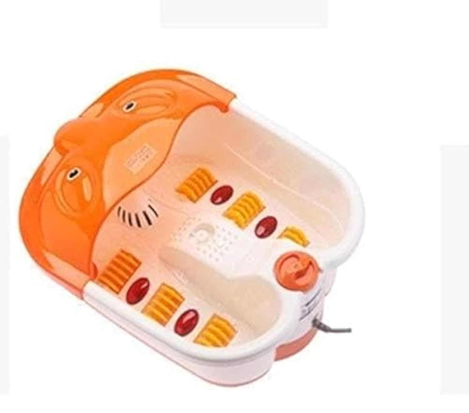 Multi-Function Foot Spa and Massager (White, Orange)