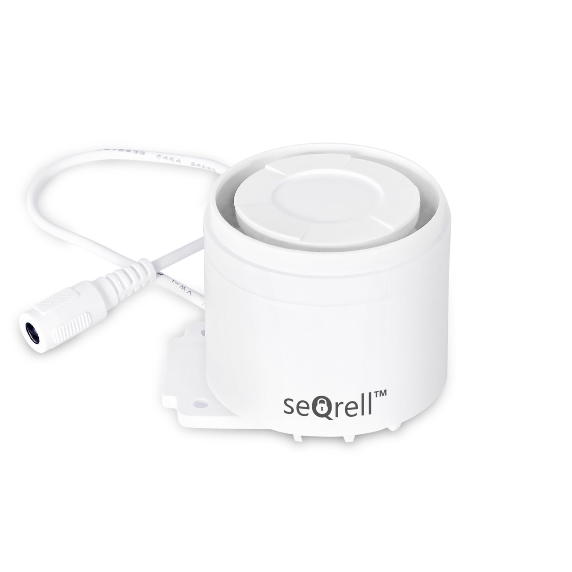 Sirène intérieure sans fil 125 dB S-01 avec adaptateur secteur puissant