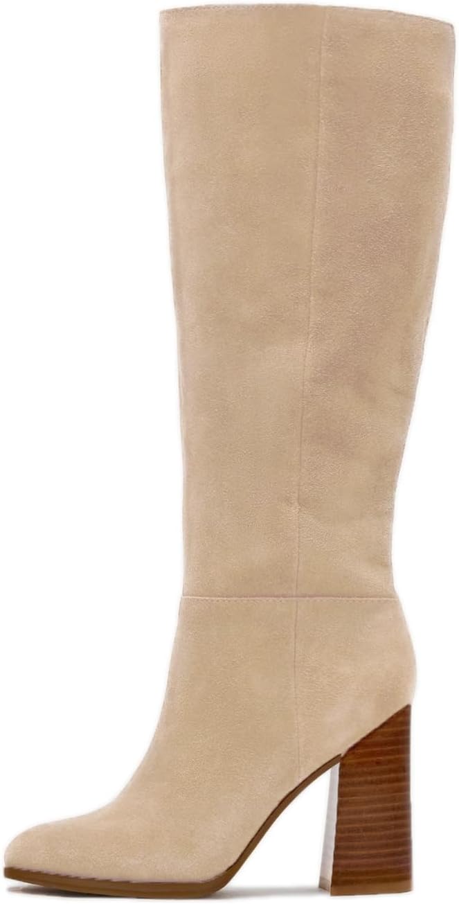 Erocalli Women's Fashion Boot - Chunky Block Heel