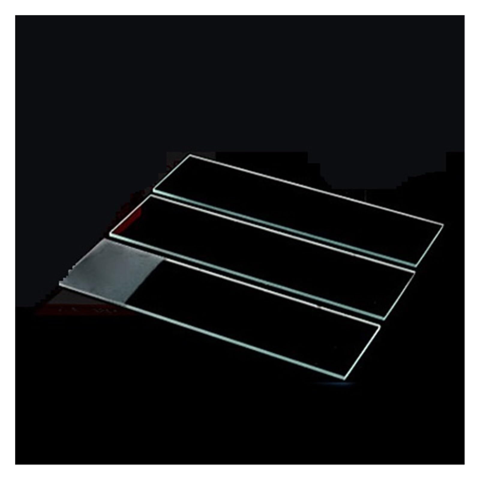 Labor-Objektträger, 0,13 mm–1,2 mm dicke Glasobjektträger for Mikroskop, klares Glas, geschliffene Kanten, Zubehör, 50 Stück/100 Stück(24mm-100Pcs)