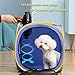 Petlex Dog Drying Box, Foldable Pet Dryer Room Drying Crate Cage, Dog Bathing and Grooming Tent Use with Dog Hair Dryer, Portable Fast Drying Bag for Small Medium and Large Dogs Cats