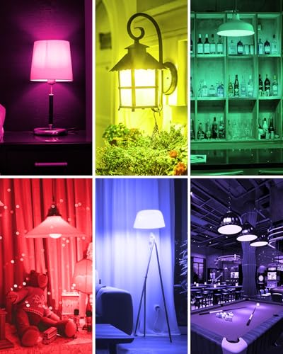 Oraluce G45E26 6 Colors Porch Light Bulb 40 Watt Equivalent,A15 Led Bulbs thumb #8