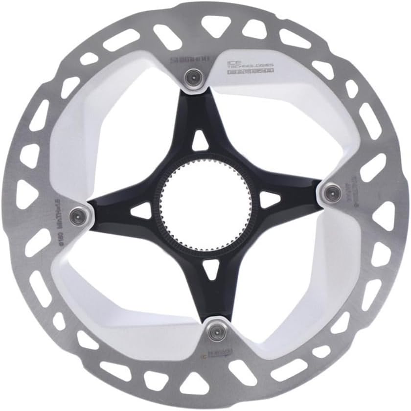 Deore XT RT-MT800 disc rotor with internal lockring, Ice Tech FREEZA, 160 mm, Silver/Black, IRTMT800SI