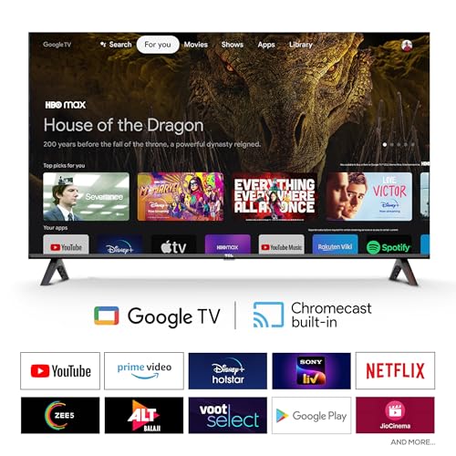 Image of TCL 101 cms (40 inches) V5C Series Full HD Smart QLED TV Google TV 40V5C