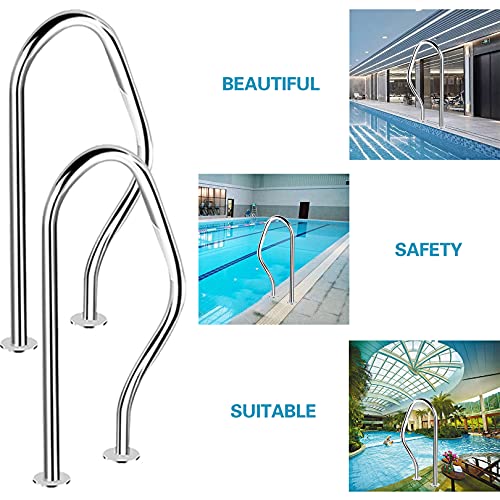 Main courante de piscine en acier inoxydable inox 304 durable - 5