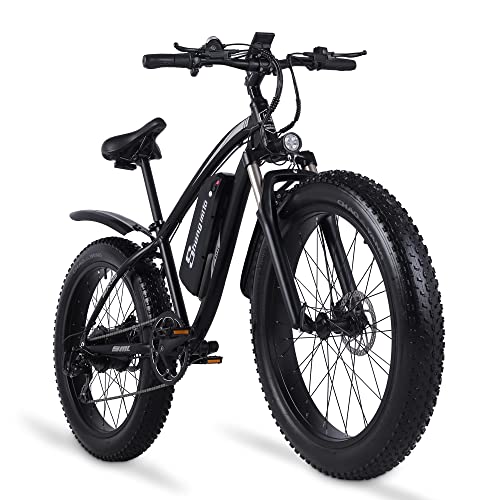 Shengmilo Electric Bike,MX02S Electric Bikes For Adults 26 * 4.0 Fat Tire ebike, 17Ah Battery,Shimano 7 Speed E Bikes… - Image 3