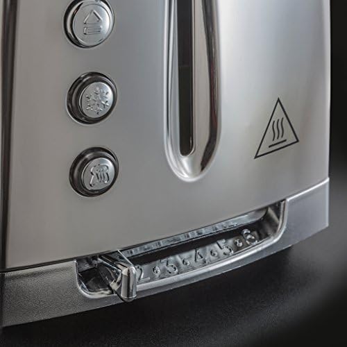 Russell Hobbs 23220 Luna Two Slice Toaster, 1500 W, Red