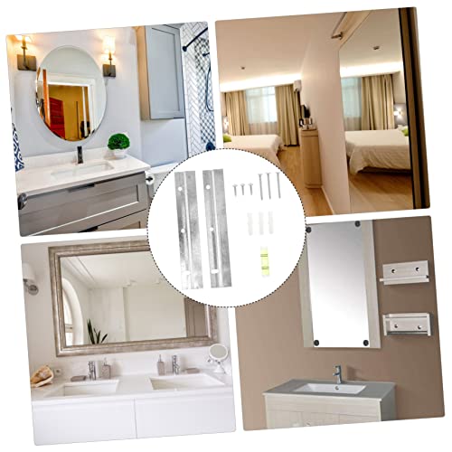 Image of OSALADI 10sets French Cleat Interlocking Picture Frame Hardware for Hanging Mirrors Artwork and Shelves Easy to Install Compact Design for Home and Gallery Use
