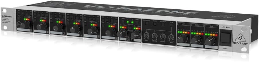 Behringer ZMX8210 V2 Professional 8 Channel Mixer with Remote Control and Link Port