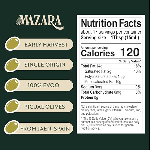Mazara Premium Aceite de Oliva Extra Virgen con Romero 250 ml miniatura 2